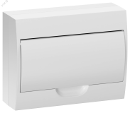 Корпус пластиковый ЩРН-П-12 белая дверь IP41 GENERICA MKP13-N-12-41-K01-G IEK