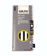 Пилка для лобзика HC 13  bi х5шт/уп для дерева до 40мм, плитах ДСП и пластмассы (чистый рез) 0214100005 WILPU