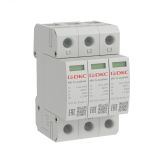 УЗИП, тип 2, 3 полюса, Imax 40kA, со сменным      модулем, Un 440V SPD-T2-3L40P440 DKC
