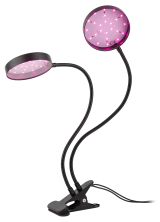 Светильник для растений на прищепке FITO-20W-АLED-R красно-синего спектра 20 Вт черный Б0053290 ЭРА