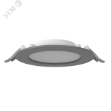Светильник светодиодный ДВО-DL-01 Slim 25Вт 3000К 176х39 мм IP65/40 серый опал DALI V1-RF-70083-10D01-6502530 Вартон