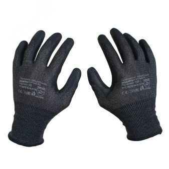 Перчатки для защиты от порезов и механических воздействий DY1850-PU размер 10 00-00011911 SCAFFA