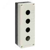 Корпус КП-104 на 4 кнопки белый cpb-104-w EKF