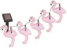 Садовая гирлянда 10 подсвечиваемых светодиодами фламинго.Общая длина от солнечной п ERADG012-07 Б0038508 ЭРА