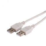 Кабель USB (шт. USB A - шт. USB A) 1.8 метра серый (18-1144), 18-1144 REXANT