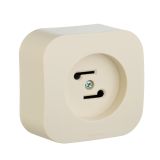 Quteo Радио розетка наружная бежевая 782249 Legrand/Daccord