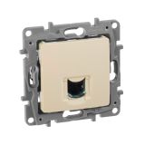 ETIKA Розетка компьютерная RJ45 категория 6 UTP слоновая кость 672353 Legrand