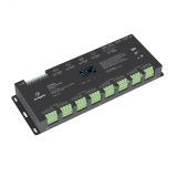 Декодер SMART-DMX-SUF (12-24V, 24x5A, XLR3, RJ45) (IP20 металл, 5 лет) 033769 Arlight