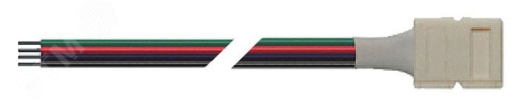 Коннектор для светодиодной ленты PLSC-10x4/15 (5050RGB) уп 10шт. 1013767A JazzWay