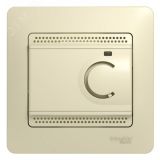 GLOSSA Термостат электронный теплого пола с датчиком в сборе 10A бежевый GSL000238 Systeme Electric