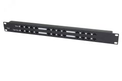 Инжектор PoE 12хRJ45 10/100 Мб/с, 802.3af/at, до 30 Вт, DC 57В 00011230 OSNOVO