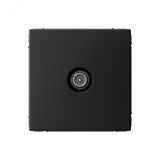ARTGALLERY TV ТВ розетка оконечная 1DB, механизм, карбон GAL001091 Systeme Electric