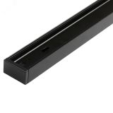 Шинопровод чёрный 2м PTR 2M-BL с токоподводом и заглушкой 5010710 JazzWay