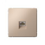 ARTGALLERY розетка компьютерная RJ45, кат. 6A, механизм, песочный GAL001286 Systeme Electric