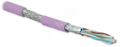 Кабель SFTP4-C6A-S23-IN-LSZH-PK-500 (500 м) витая пара экраниров.(S/FTP)кат.6a 445103 Hyperline