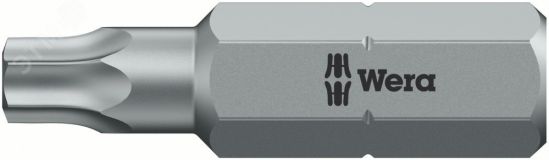 Бита 867/1 Z IP TORX PLUS вязкая твердость хвостовик 1/4 C 6.3 15 IP x 25 мм WE-066282 Wera
