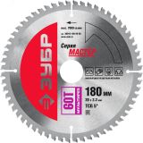 Диск пильный по алюминию Мультирез 180 x 20мм 60T 36916-180-20-60 ЗУБР