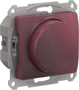 GLOSSA СВЕТОРЕГУЛЯТОР (диммер) повор-нажим, LED, RC, 400Вт, мех., БАКЛАЖАНОВЫЙ GSL001123 Systeme Electric