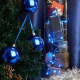 Гирлянда линейная LED синий 2м от батареек 32367 FERON
