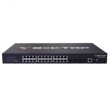 Коммутатор управляемый L2 PoE 28 портов, 24хPoE 10/100/1000 Мб/с, 4хSFP+, 370 Вт VA1900-24P-4X Вектор Технологии