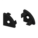 Заглушка SL-KANT-H11 BLACK c отверстием (Arlight, Пластик) 044090 Arlight