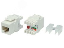 Вставка Keystone Jack RJ-45(8P8C)категория 5eтип 180 град 426192 Hyperline