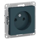 Розетка ATLASDESIGN без заземления 16А механизм изумруд ATN000841 Systeme Electric