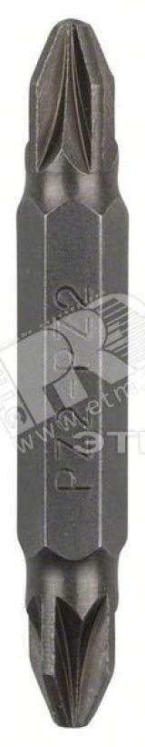 Бита двусторонняя PZ2 45мм XH 2609255957 BOSCH
