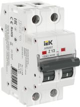 ARMAT Выключатель автоматический двухполюсный M10N Z 13А AR-M10N-2-Z013 IEK