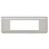 Рамка Mosaic 6 модулей - алюминий 079316L Legrand