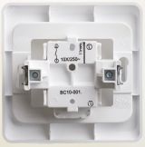 ЭТЮД Выключатель одноклавишный скрытый белый сх.1 BC10-001B Systeme Electric