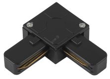 Коннектор для однофазного шинопровода угловой черный TR7-C 2W L BK Б0032181 ЭРА