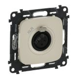 Valena ALLURE Аудиорозетка с 3-контактным гнездом XLR С лицевой панелью Слоновая кость 754736 Legrand