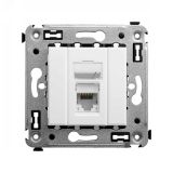Avanti Компьютерная розетка RJ-45 в стену, кат.6  одинарная Белое облако 4400293 DKC