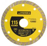 Круги отрезные алмазные TURBO 105 мм 22.2 мм 7х2.2 мм) 3662-105 STAYER