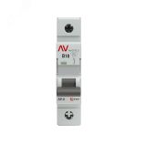 Выключатель автоматический AV-6 1P 10A (B) 6kA EKF AVERES mcb6-1-10B-av EKF