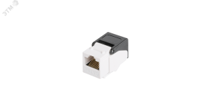 Модуль Keystone Кат5e RJ45/8P8C самозажимной неэкран белый ЭКО04818 NIKOMAX