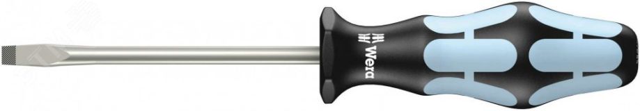 Отвертка шлицевая 3334 SL нержавеющая сталь 1.2 x 6.5 x 150 мм WE-032005 Wera