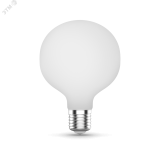 Лампа светодиодная филаментная LED 10 Вт 1070 лм 3000К AC185-265В E27 шар G95 теплая матовая колба Black Filament Gauss 189202110 GAUSS