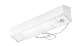 Светильник LED МЕДБРА (СБМ) 37/8Вт 3300/675Лм 4,0К IP20 накладной левосторонний CRI90 LE-СБМ-77-037-8107-20Д+LE8053 Led Effect