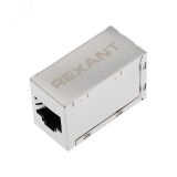 Адаптер проходной RJ-45 8P-8C FTP экранированный кат6 гнездо-гнездо, 03-0109 REXANT
