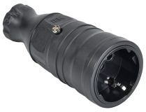 OMEGA Розетка переносная РБп14-1-0м IP20 черная OM-KR20-16-20-P1-00-K02 IEK