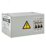 Ящик ЯТП-220/12/0.25 (с 3 автоматами) yatp0,25-220/12v-3a EKF