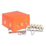 Коробка распаячная огнестойкая (126х126х74) 5 кк/1,5-10мм/12 мв IP66 PROxima plc-kmrf-126-510 EKF