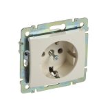 VALENA Розетка с заземлением 2К+З слоновая кость 774384 Legrand