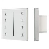 Панель Sens SMART-P29-DIM White (230V, 4 зоны, 2.4G) (ARL, IP20 Пластик, 5 лет) 027103 Arlight