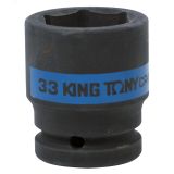 Головка торцевая ударная шестигранная 3/4', 33 мм 653533M King Tony