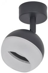 LIGHTING Светильник 4011 накладной настено-потолочный под лампу GX53 черный IEK LT-USB0-4011-GX53-1-K02 IEK
