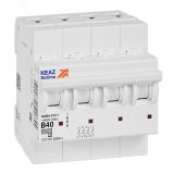 Выключатель автоматический четырехполюсный 40А B 4,5кА AC OptiDin BM63-4B40-4,5-УХЛ3 329532 КЭАЗ