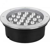 Светильник светодиодный тротуарный ДВУ-24w 6400К IP67 круг 32137 FERON